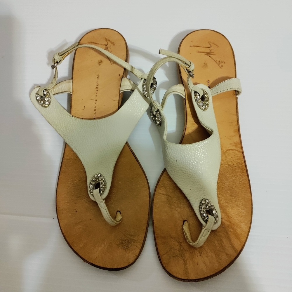 Giuseppe Zanotti  Leather sandals - size EU 40